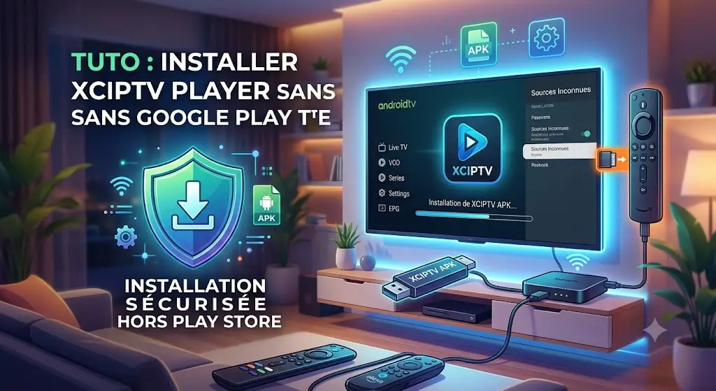 XCIPTV Player sans Google Play Store