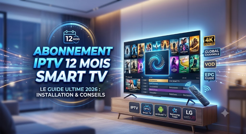 abonnement iptv 12 mois smart tv​